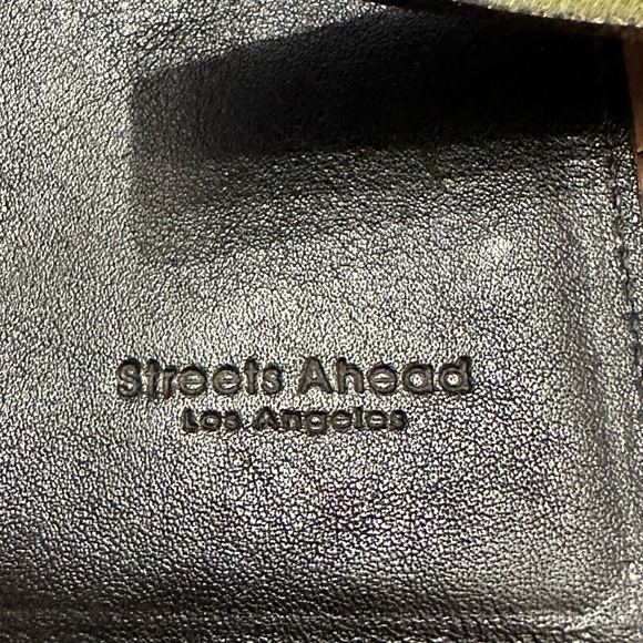 Streets Ahead Calf-hair Bi-fold wallet - Green - Boho - Picture 8 of 9